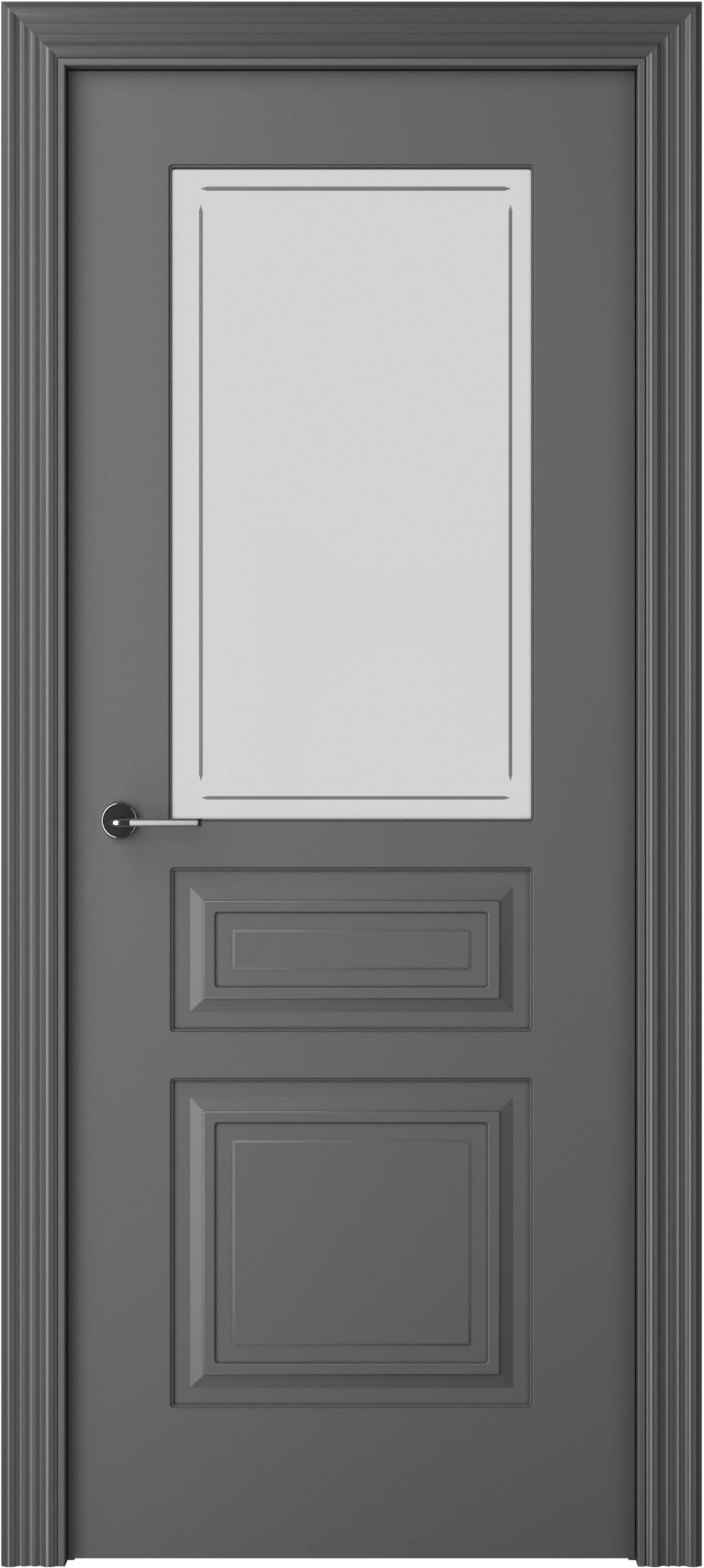 Ostium Межкомнатная дверь U9 ПО Стекло 2, арт. 24142 - фото №1