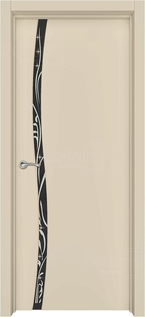 Ostium Межкомнатная дверь Сириус 1 ПО рис. стразы, арт. 24369 - фото №1