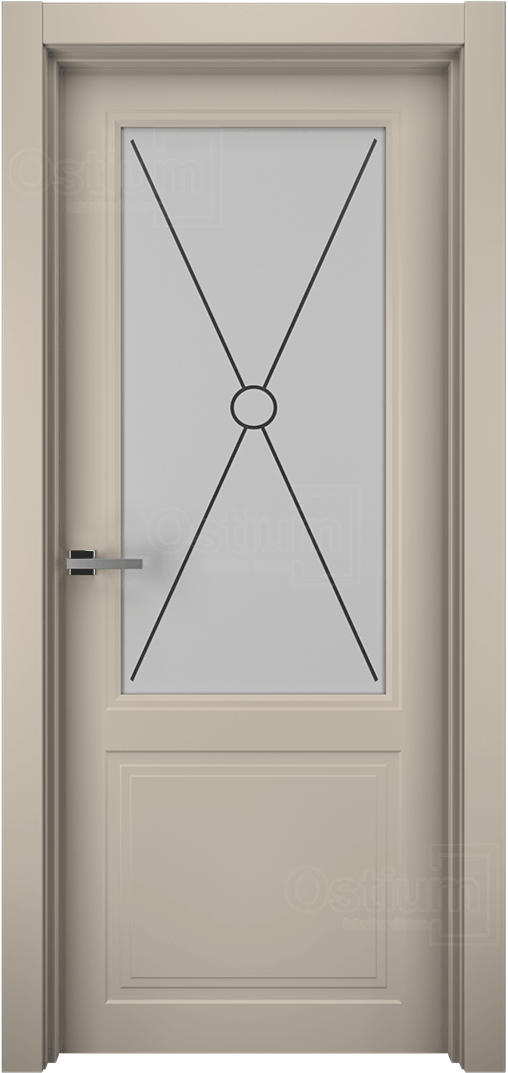 Ostium Межкомнатная дверь N24 ПО стекло 2, арт. 24566 - фото №1