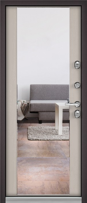 Бульдорс Входная дверь Термо с зеркалом, арт. 0006110 - фото №1